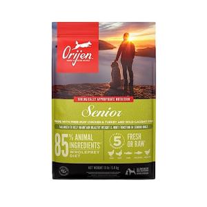 ORIJEN Senior Grain-Free High Protein Dog Food 13lb