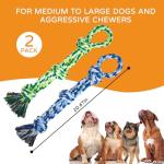 Set of 2 Dog Rope Toys