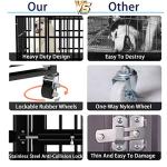 Heavy Duty Indestructible Dog Crate with Wheels