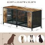 Large Double Dog Crate for Two Dogs
