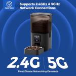 Smart Automatic Pet Feeder with Camera and WiFi