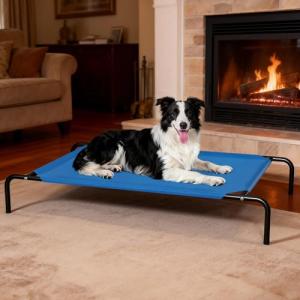 Cooling Elevated Dog Bed for Large Breeds