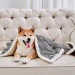 Waterproof Sherpa Dog Blanket for Small Dogs