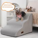 Aodisman 3-Step Non-Slip Dog Ramp for Sofa