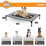 K&H Elevated Cooling Dog Bed with Breathable Mesh