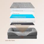 EHEYCIGA Waterproof Dog Bed for Large Dogs