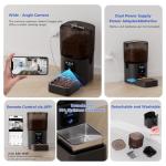 Smart Automatic Pet Feeder with Camera and WiFi
