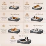 EHEYCIGA Waterproof Dog Bed for Large Dogs