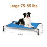 Cooling Elevated Dog Bed for Large Breeds