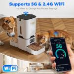 Automatic Pet Feeder with Cameras and App Control