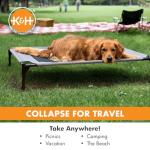 K&H Elevated Cooling Dog Bed with Breathable Mesh