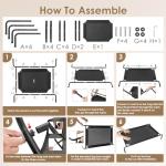 EHEYCIGA Elevated Dog Cot for Large Dogs