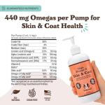 Natural Dog Skin & Coat Oil with Pump