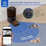 Smart Automatic Pet Feeder with Camera and WiFi