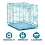 MidWest Homes for Pets iCrate Dog Cage, Blue