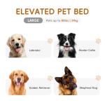 Cooling Elevated Dog Bed for Large Breeds