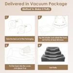 EHEYCIGA Waterproof Dog Bed for Large Dogs