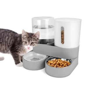 Automatic 2-in-1 Pet Feeder and Water Dispenser