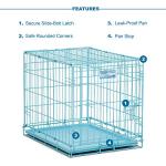 MidWest Homes for Pets iCrate Dog Cage, Blue