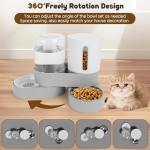 Automatic 2-in-1 Pet Feeder and Water Dispenser