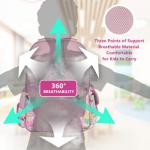 Cute Kawaii Dog Backpack for Kids - Light Pink