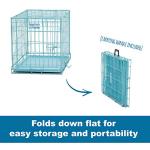 MidWest Homes for Pets iCrate Dog Cage, Blue