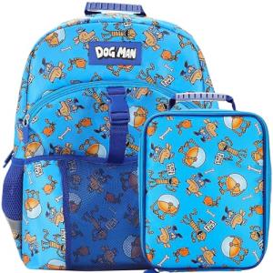 Bioworld Dog Man 2-Piece Backpack and Lunch Kit