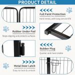 Heavy Duty 8-Panel Dog Playpen - 24" High