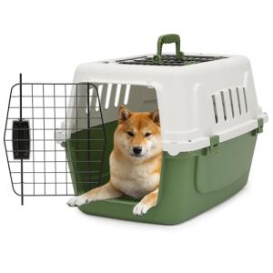 Athena 22" Hard-Sided Pet Carrier for Dogs Cats