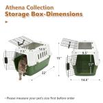 Athena 22" Hard-Sided Pet Carrier for Dogs Cats