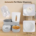 Automatic 2-in-1 Pet Feeder and Water Dispenser