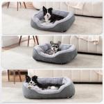 INVENHO Medium Orthopedic Dog Bed - Soft & Washable