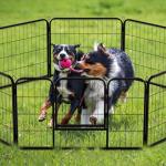 Heavy Duty 8-Panel Dog Playpen - 24" High