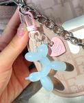 Cute Jelly Balloon Dog Keychain for Bags