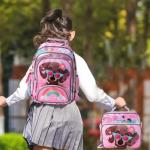 Cute Kawaii Dog Backpack for Kids - Light Pink