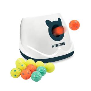 WIGGLYTAIL Automatic Ball Launcher for Small Dogs