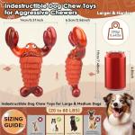 Indestructible Squeaky Dog Toys for Aggressive Chewers