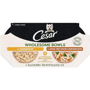 Cesar Wholesome Bowls Chicken Variety Pack for Dogs