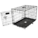 30-Inch Wire Dog Crate with 5-Point Locking System