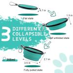 Collapsible Travel Dog Bowls - 2 Pack