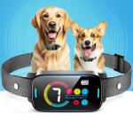 Rechargeable Waterproof Ultrasonic Bark Collar for Dogs