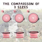 Collapsible Travel Dog Bowls - 2 Pack