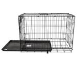 30-Inch Wire Dog Crate with 5-Point Locking System
