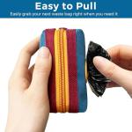 Lepawit Portable Zippered Dog Poop Bag Holder