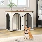 Wooden Dog Crate Furniture for Small/Medium Dogs