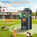 Ultrasonic Bark Control Device with Solar Charging