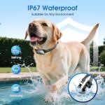 Rechargeable Waterproof Ultrasonic Bark Collar for Dogs