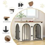 Wooden Dog Crate Furniture for Small/Medium Dogs