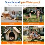 Ultrasonic Bark Control Device with Solar Charging