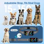 Rechargeable Waterproof Ultrasonic Bark Collar for Dogs